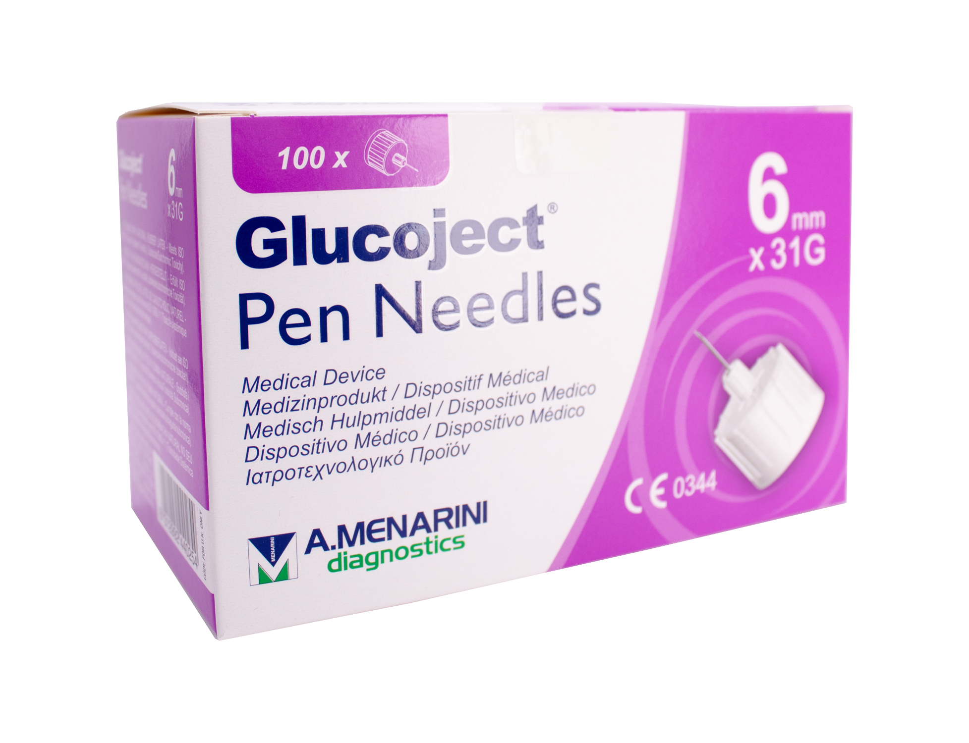 Glucoject Pen Nadel 31G 0,23x6mm