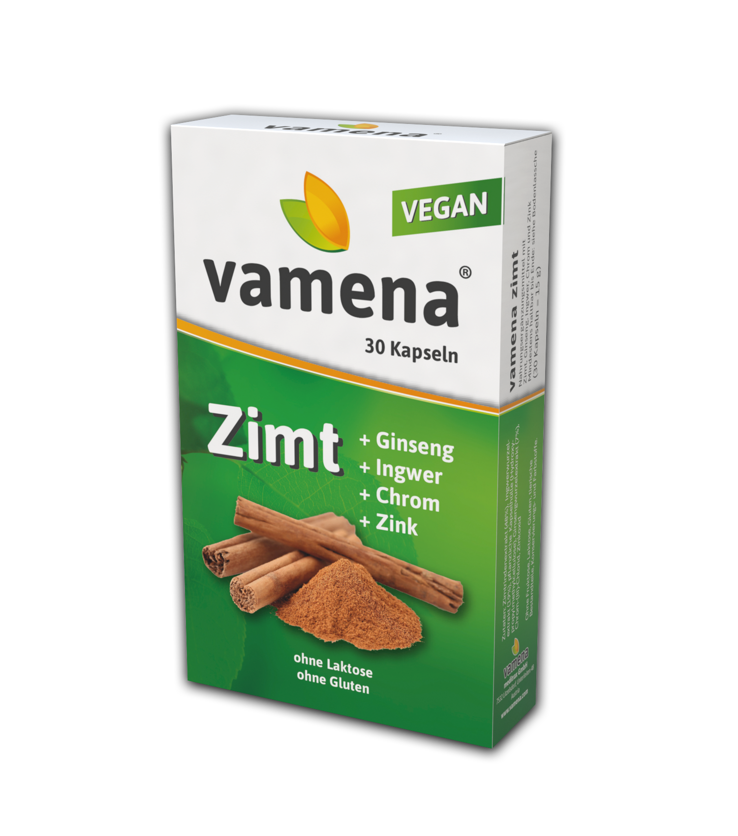 vamena Zimt 30 Kapseln vegan