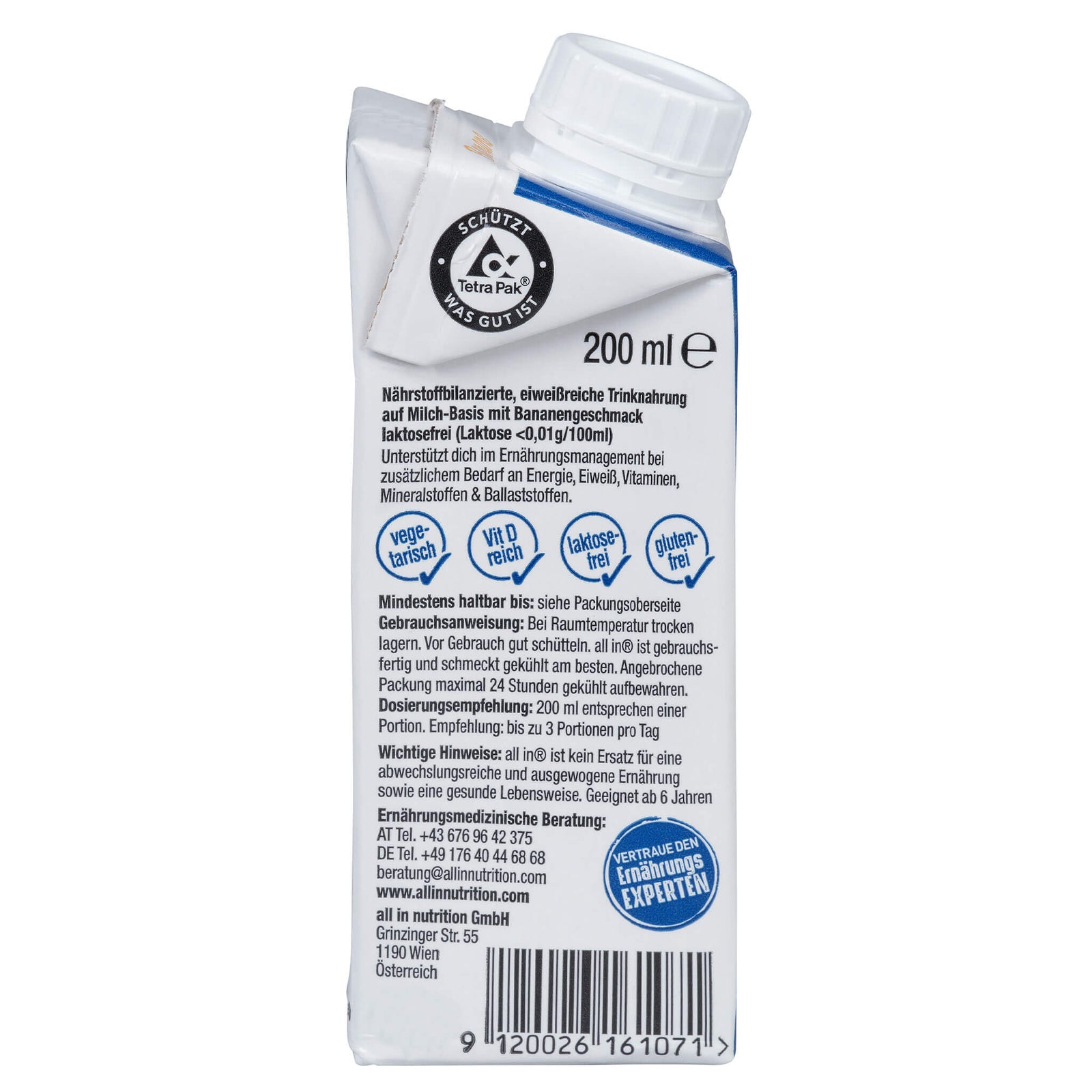 all in® COMPLETE Protein Mahlzeit