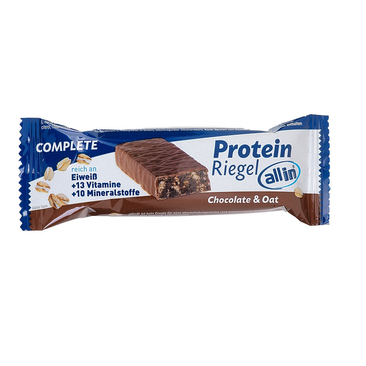 all in® COMPLETE Protein Riegel Chocolate & Oat (24x 30Gr.)