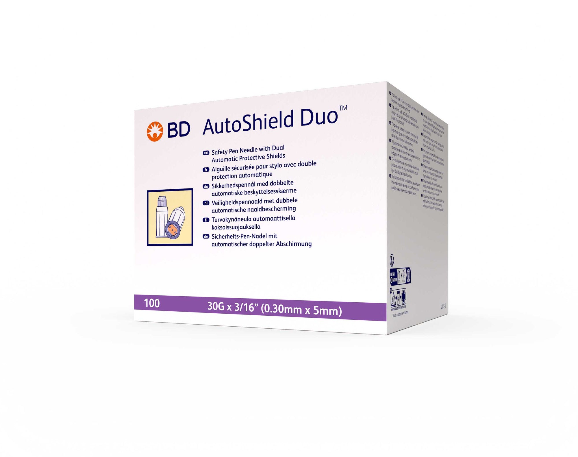 BD AutoShield Duo™  Sicherheitspennadel 30G 0.30x5mm