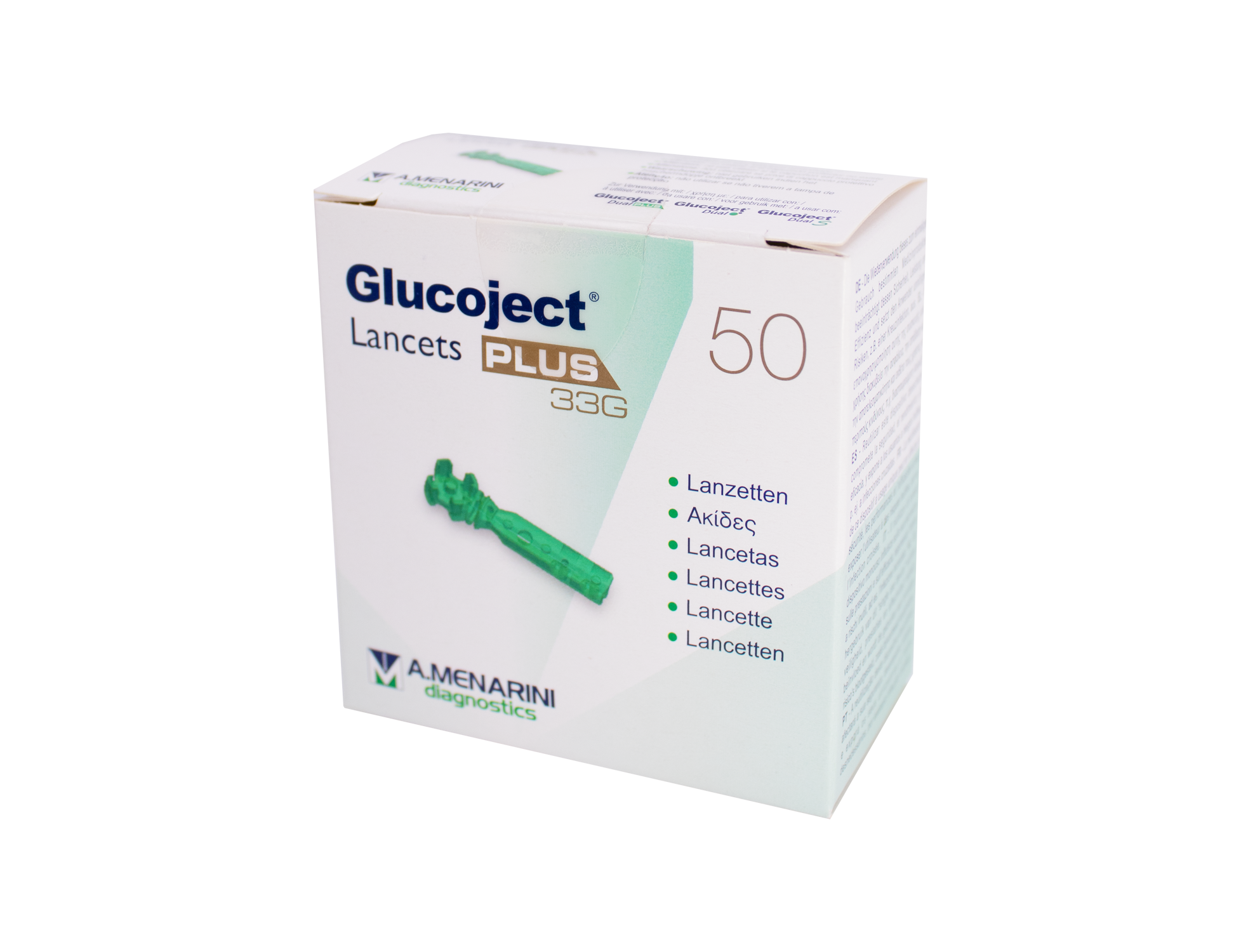 A. Menarini Glucoject PLUS 50 Lanzetten 33G