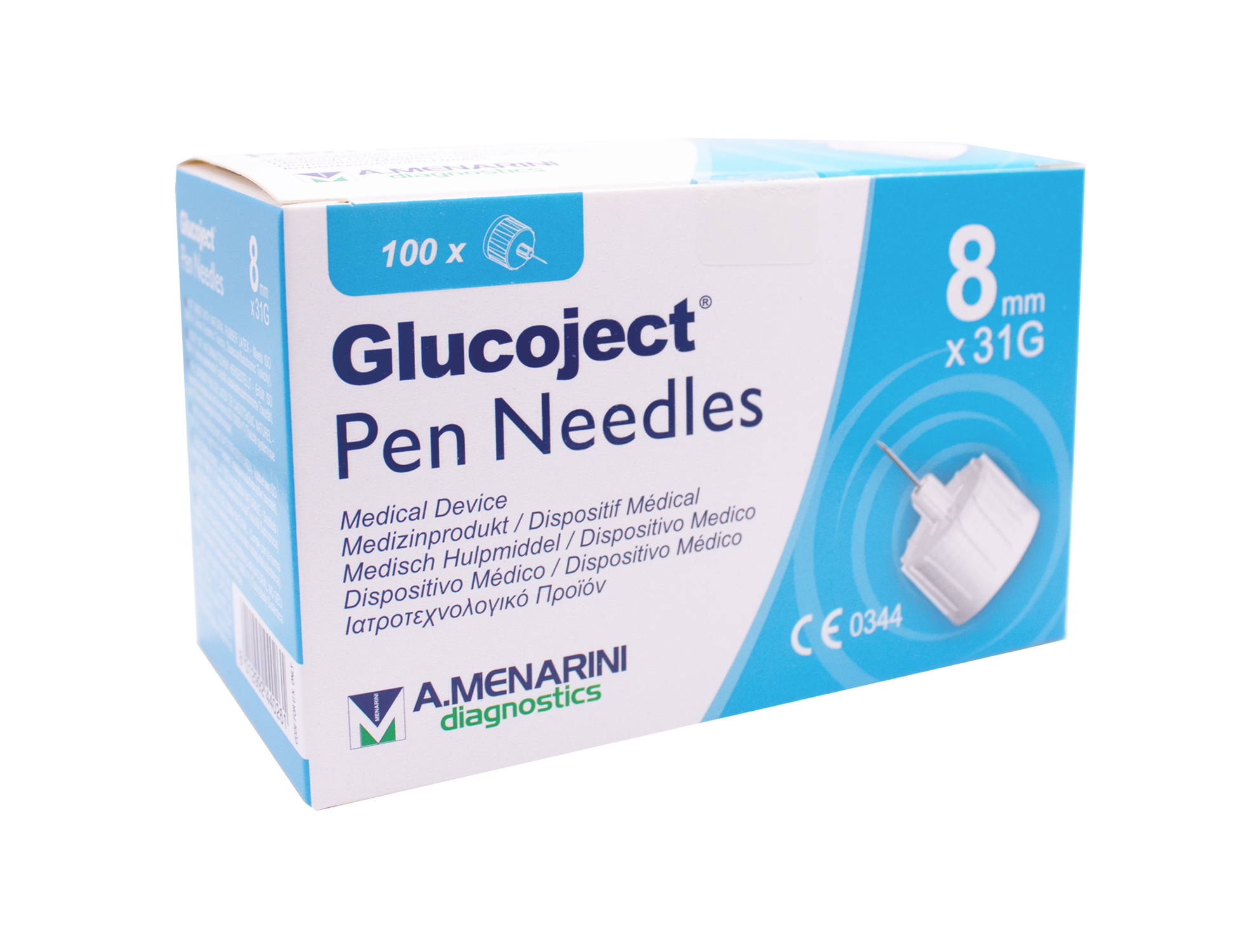 Glucoject Pen Nadel 31G 0,23x8mm