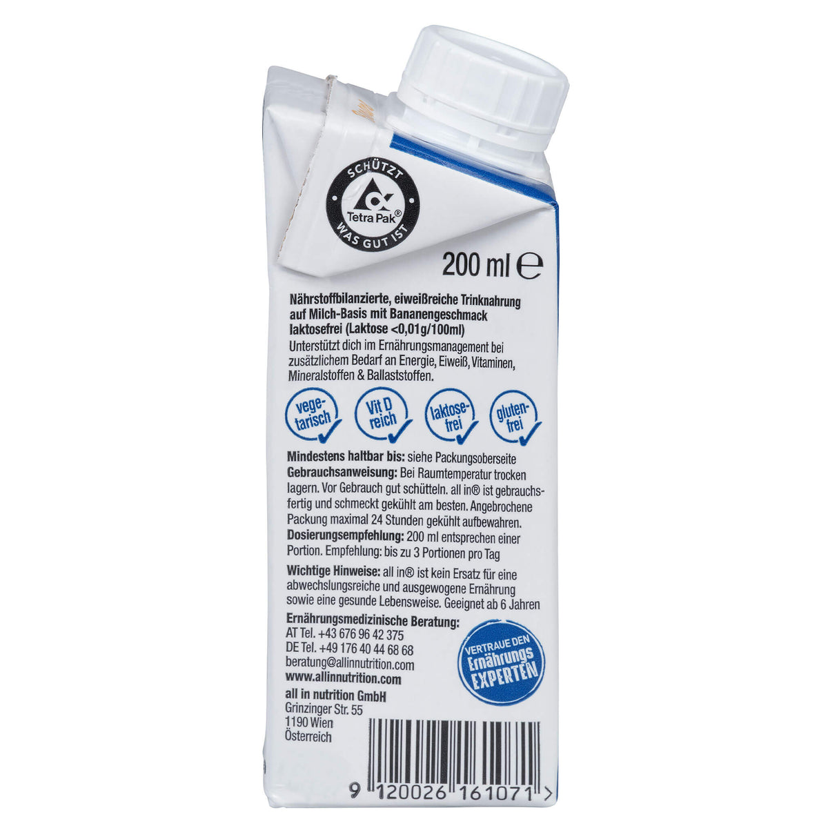 all in® COMPLETE Protein Mahlzeit