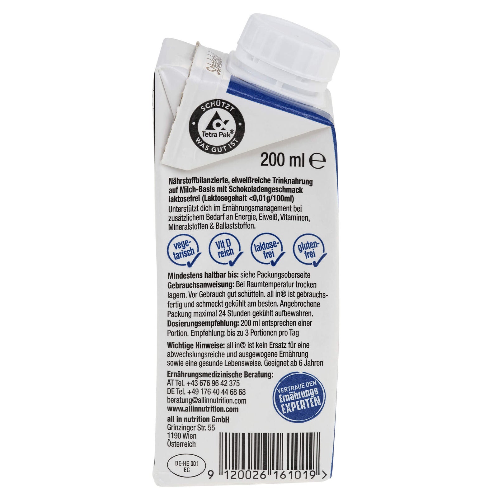 all in® COMPLETE Protein Mahlzeit