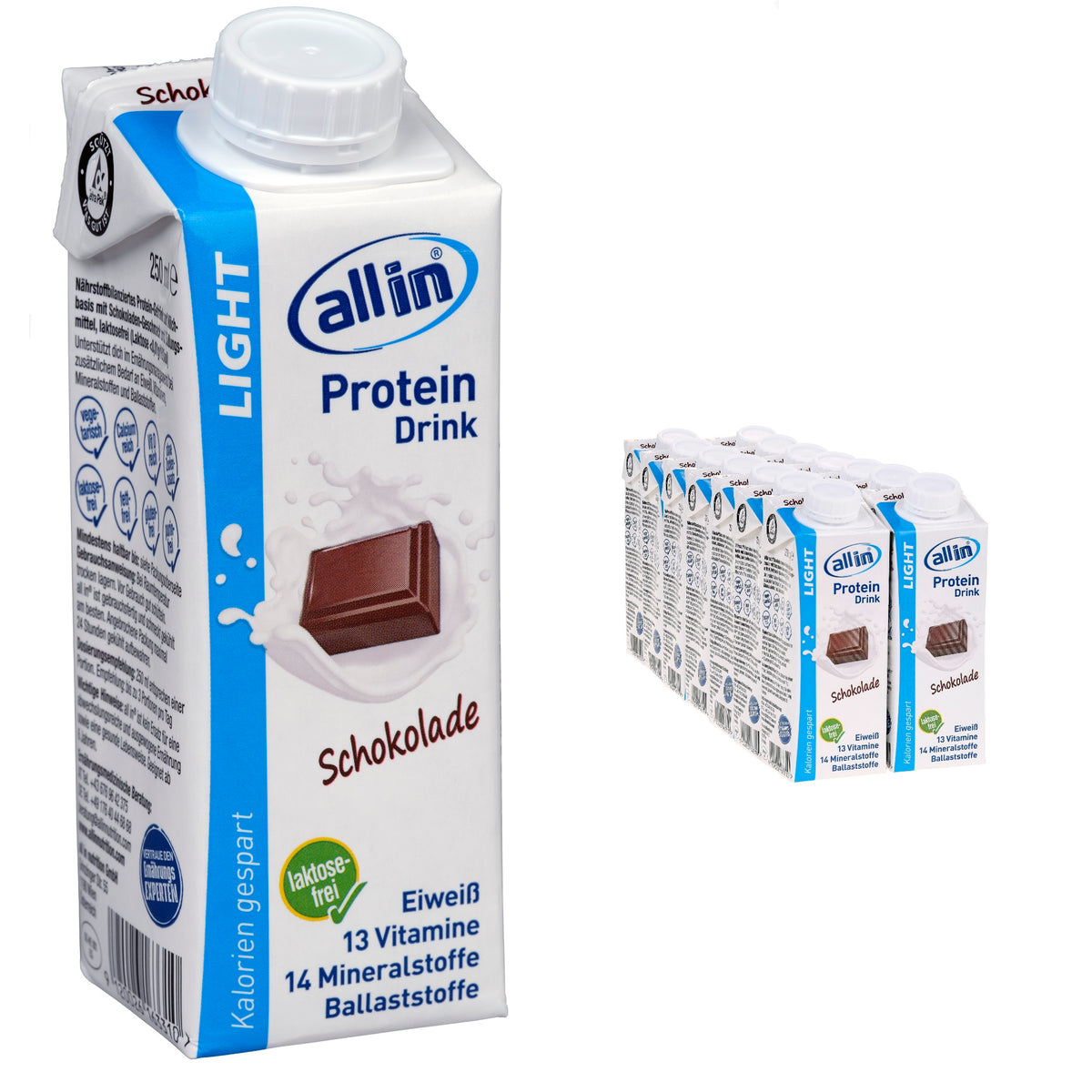 all in® LIGHT Protein Drinks